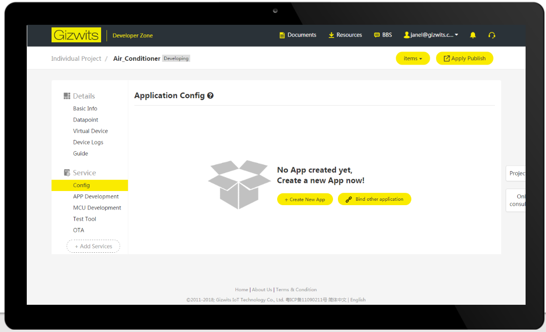 Create Android and iOS applications for your product