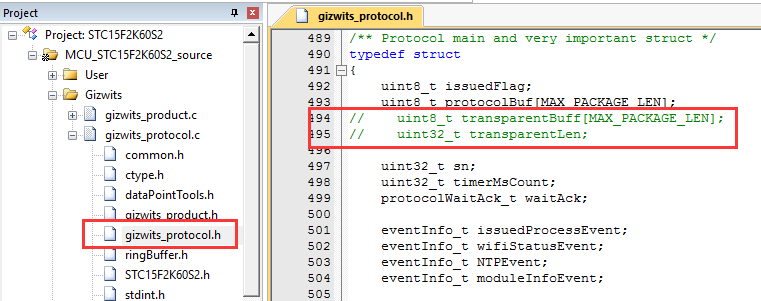 Tailoring MCU code