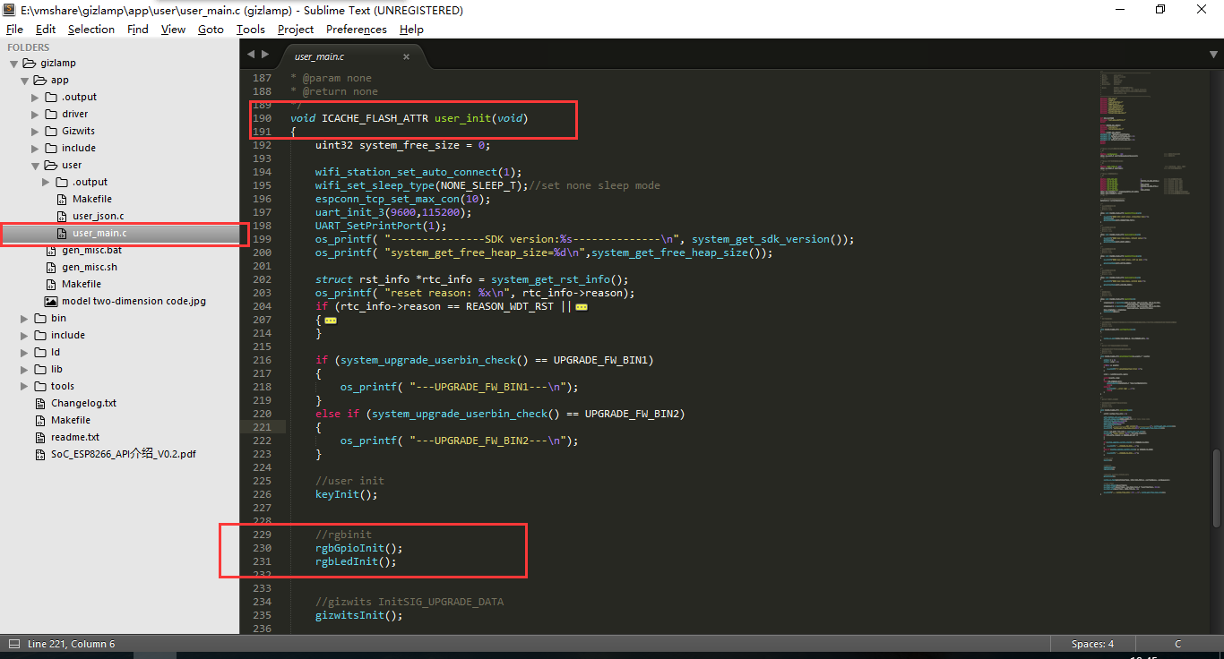 Gizwits Cloud access for for ESP8266-SoC scheme